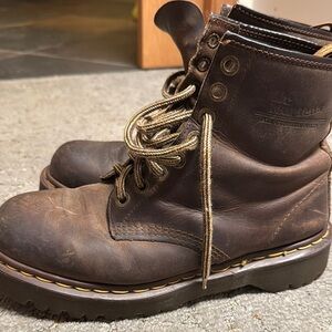 Dr. Martens Brown Leather Men's Boots